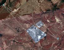 Aerial video projected onto terrain (Overhead View) Aerial video projected onto terrain (Overhead View)